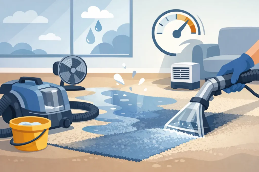 Carpet Cleaning After Water Damage: Act Fast