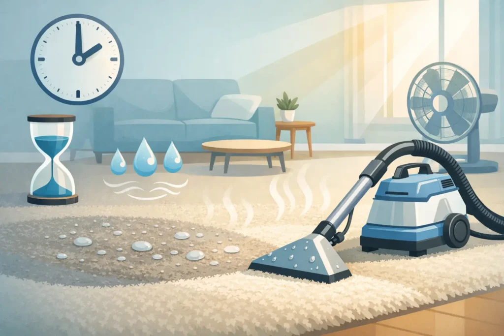 How Long Does Carpet Take to Dry After Carpet Cleaning?