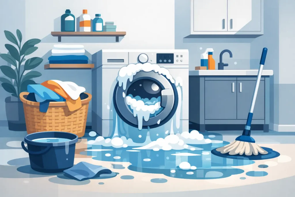 Washing Machine Overflow Cleanup: What to Do Now