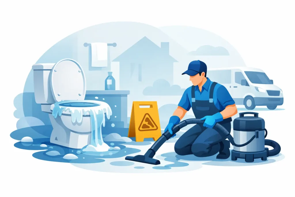 When You Need a Toilet Overflow Cleanup Service