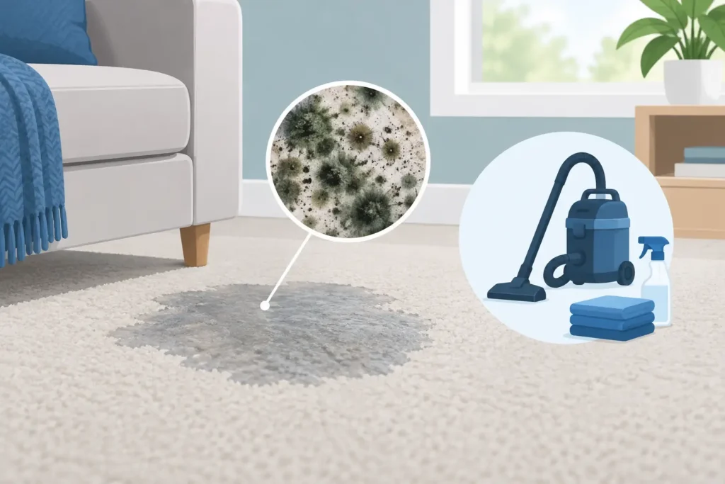 Does Wet Carpet Attract Mold? What to Do Now
