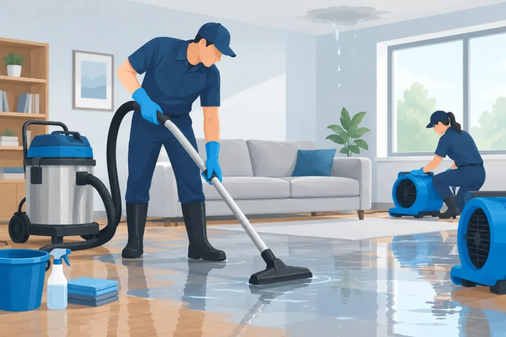 Emergency Cleaning After a Leak or Flood
