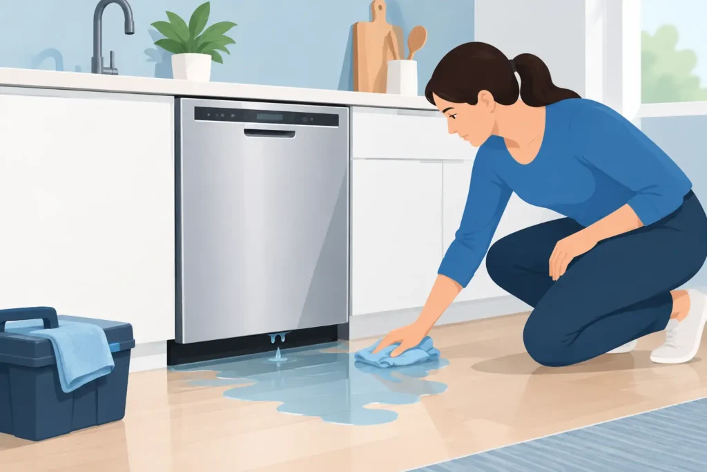 How to Handle Dishwasher Leaks Before Damage Spreads
