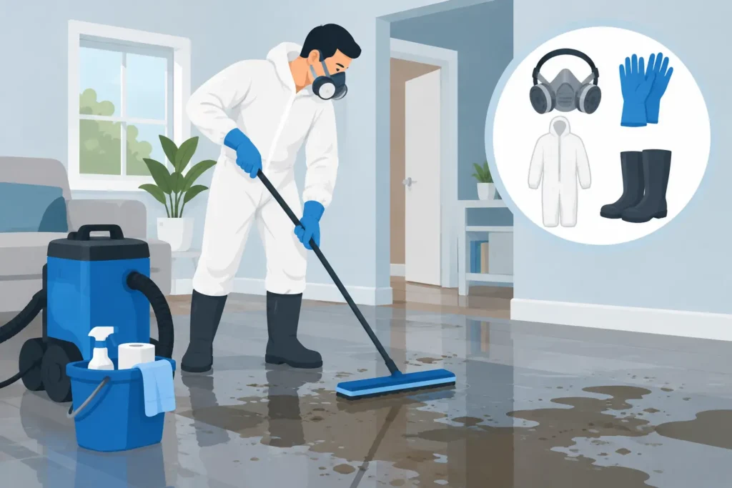 How to Sanitize After Sewage Overflow Safely